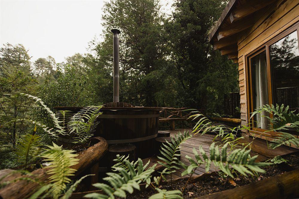 Huilo Huilo Nawelpi Lodge Puerto Fuy Exterior foto